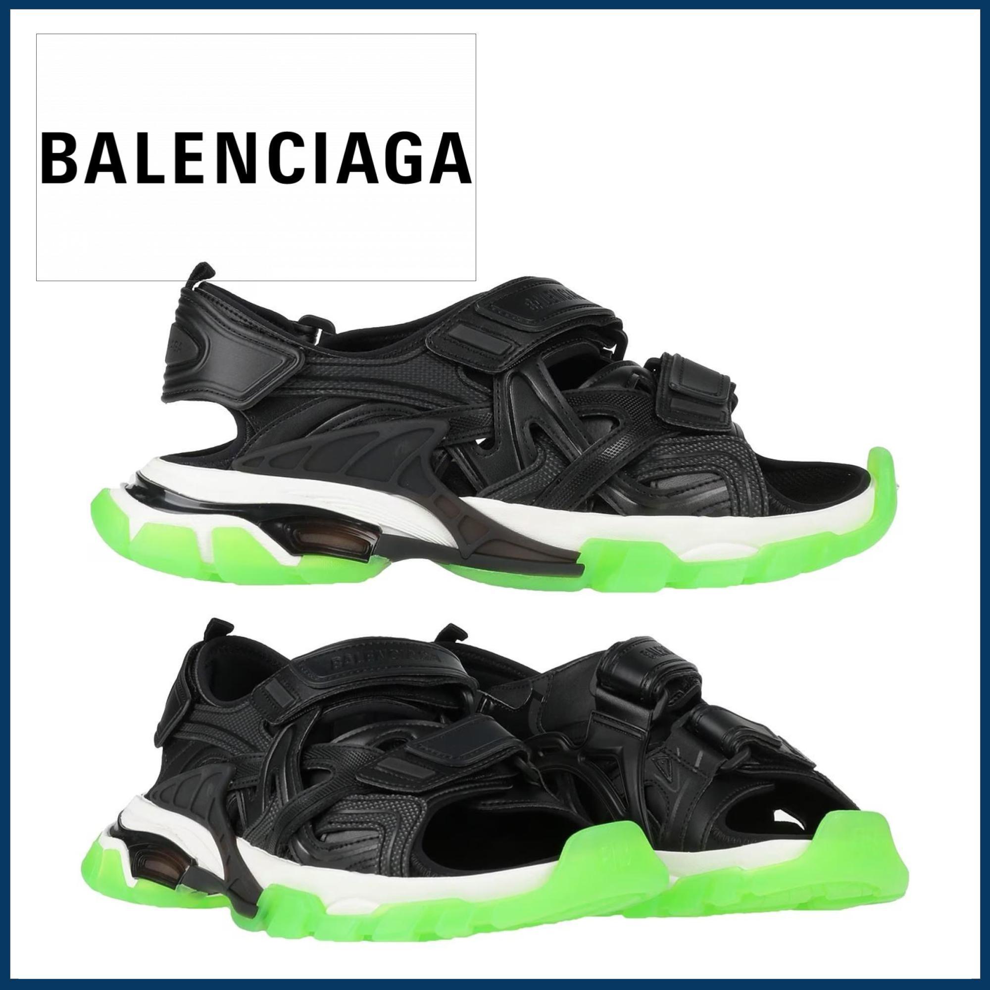 人気！【Balenciaga】ベルクロサンダル（ブラック）