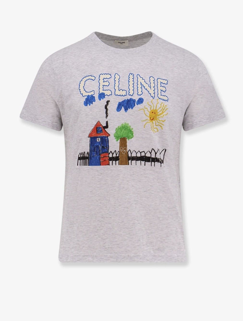 CELINE セリーヌ ロゴ Tシャツ コットン 半袖 関税送料無料