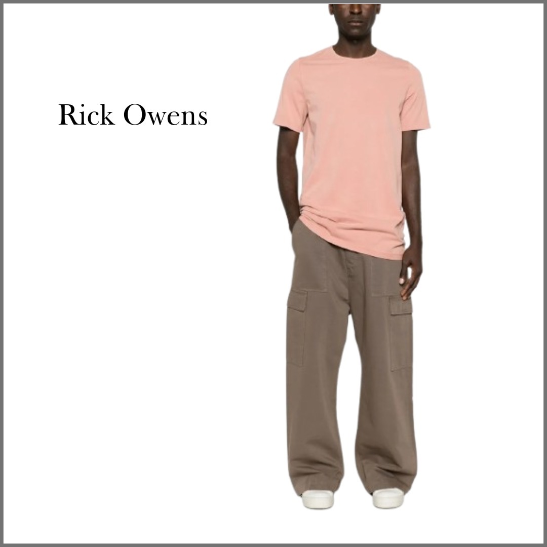 Rick Owens クルーネック Tシャツ ピンク