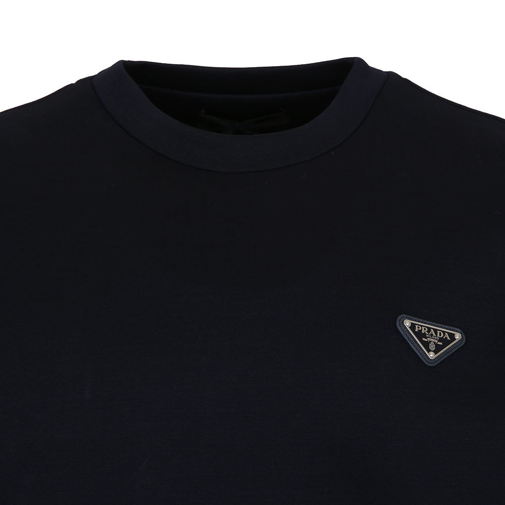 《PRADA》 ロゴ コットン スウェットシャツ