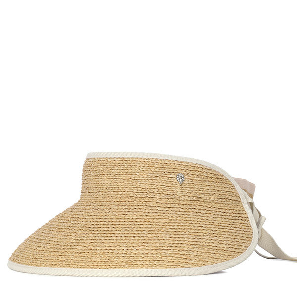 ハット HELEN KAMINSKI 25SS Mita Raffia Visor Hat HAT50220 NATSAND