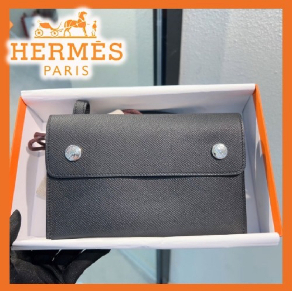 使い勝手抜群☆【HERMES】エルメスナップ ショルダーバッグ