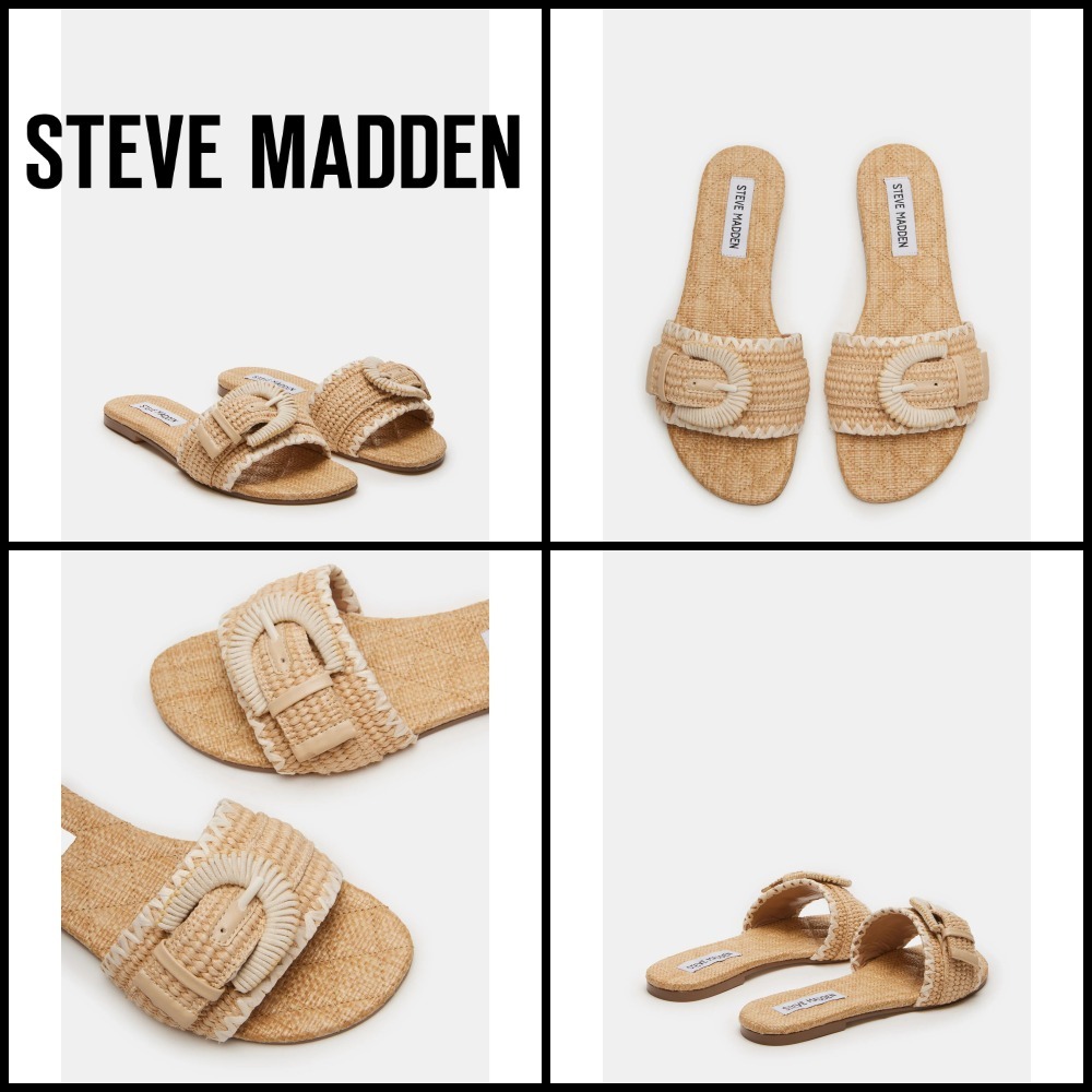 【Steve Madden】 ★大人気★ Merla Natural Raffia