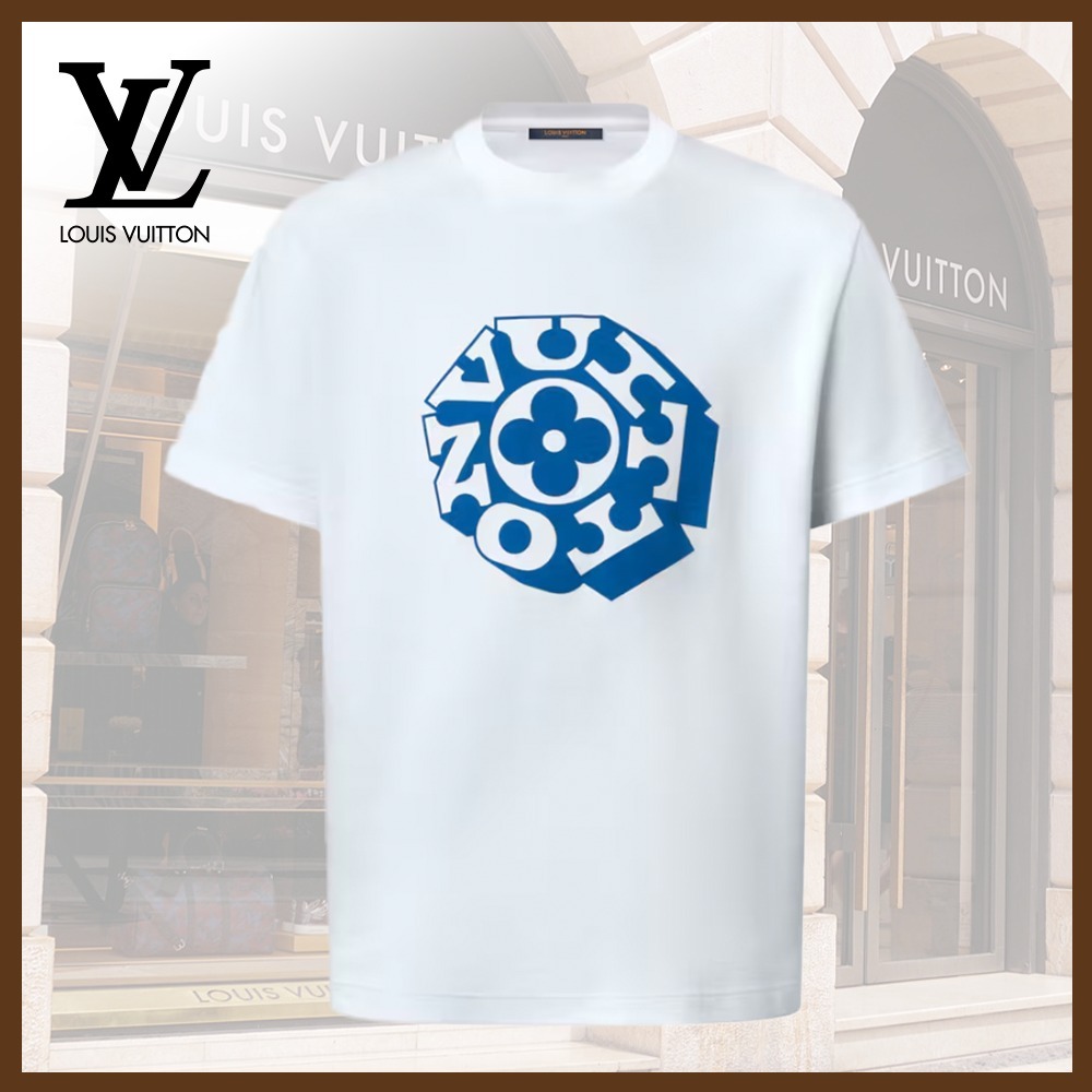 【夏らしい洗練をもたらす一着☆】LV グラフィック Tシャツ