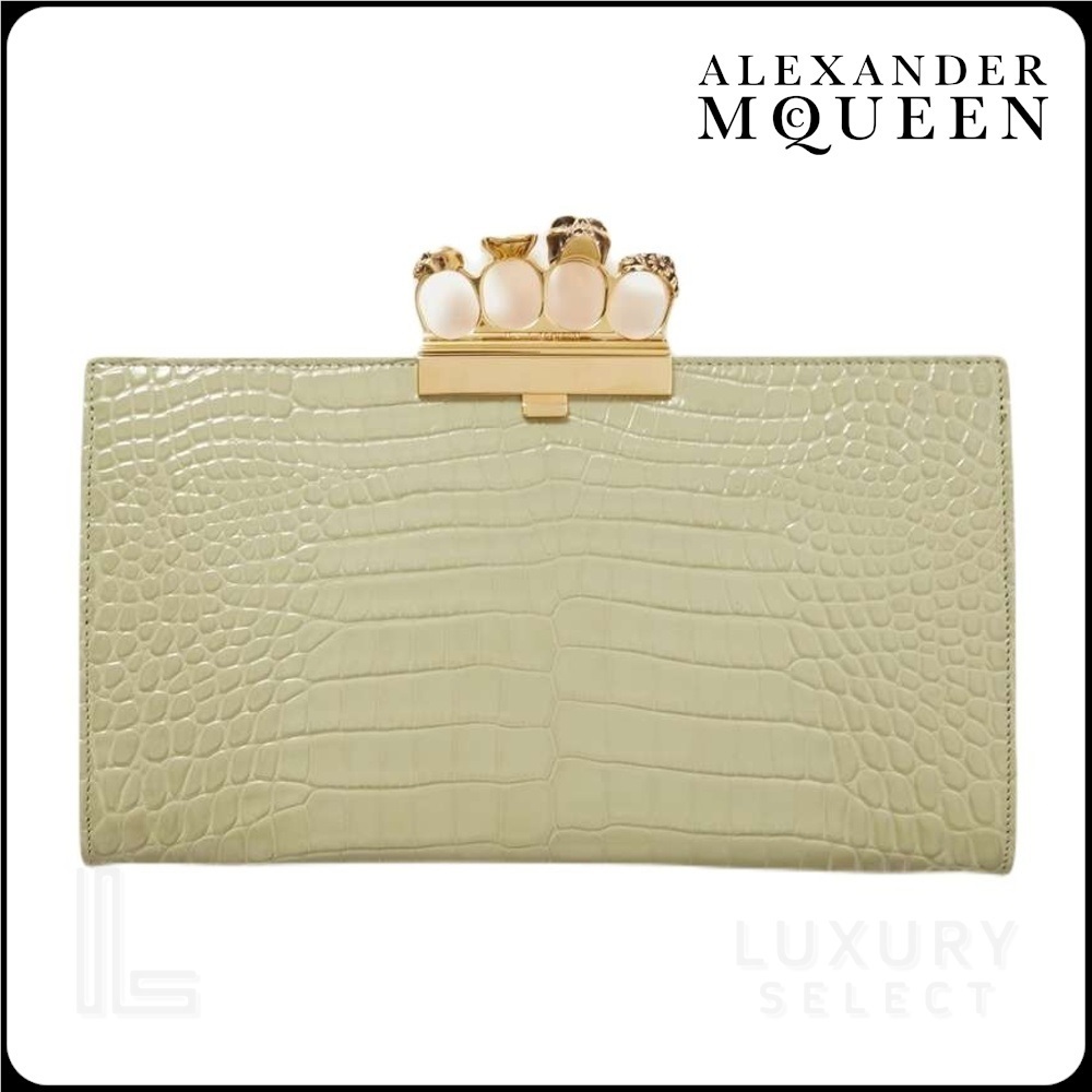 【Alexander McQueen】JEWELLED FLAT POUCH◆5705821HB00