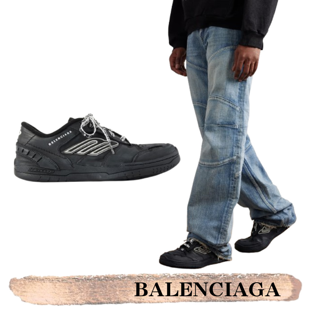 Balenciaga☆関税込☆ハンプトンズロゴレザースニーカー
