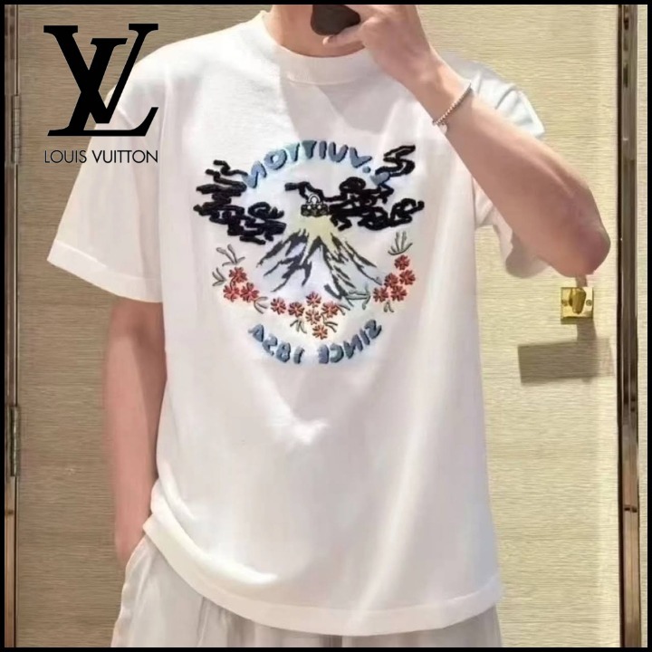 【NIGOコラボ☆】Louis Vitton ニットクルーネック Tシャツ