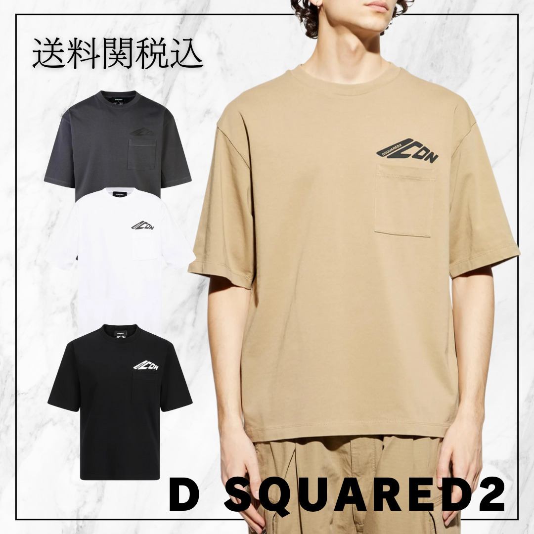 DSQUARED2 新作 アイコンルーズフィットポケットTシャツ