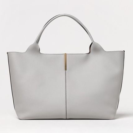 TOD'S レザー ショッピングバッグ ミディアム