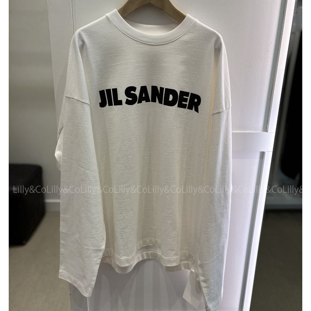 Jil Sander ロゴ長袖Tシャツ