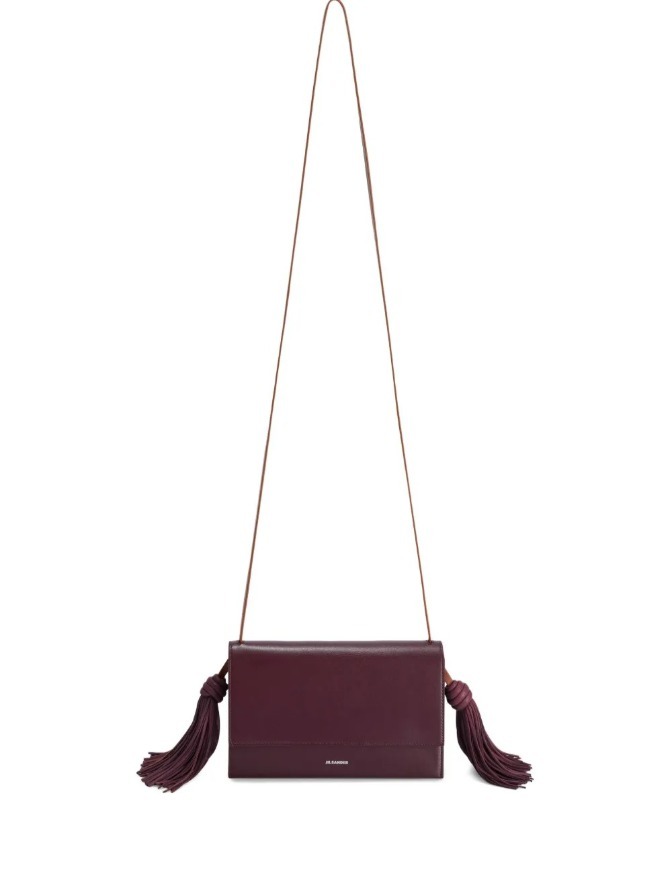 JIL SANDER ジルサンダー  オーキッド レザーショルダーバッグ