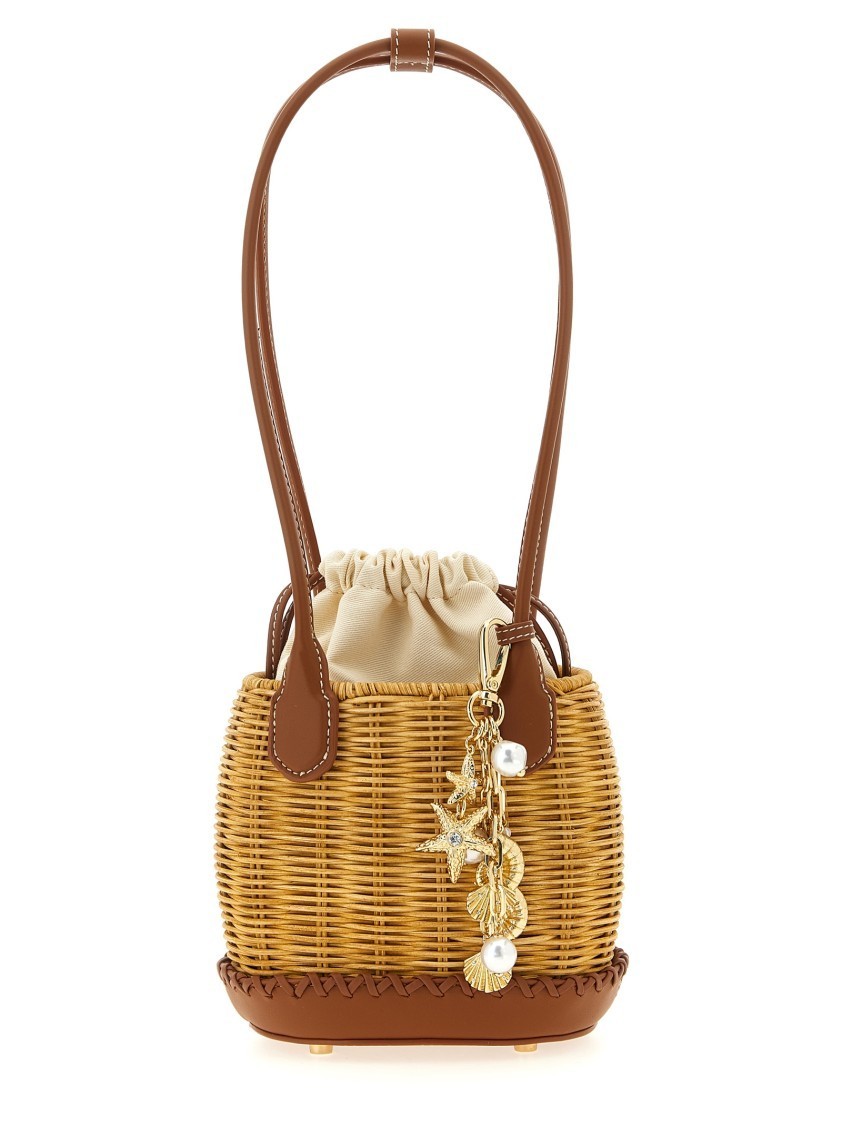 ショルダーバッグ・ポシェット Self-Portrait 'Rattan Charm Shoulder Bag' Shoulder Bag