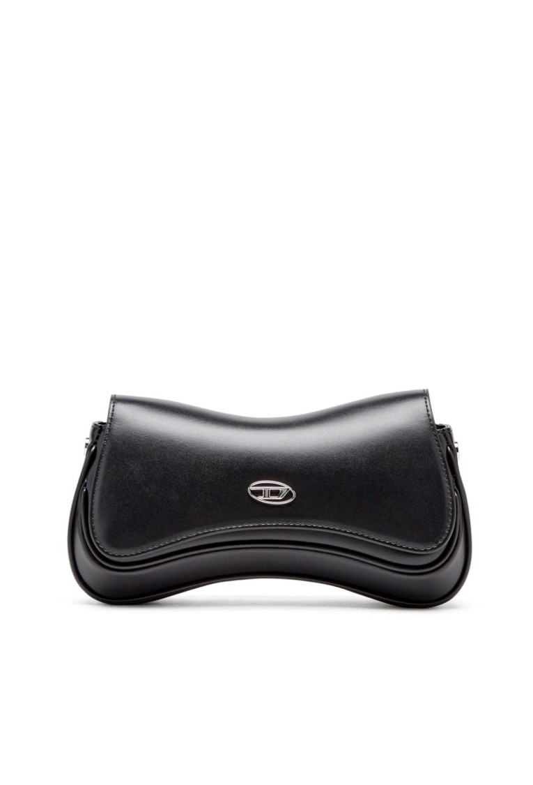 クラッチバッグ Diesel Curved Silhouette Clutch With Adjustable Strap