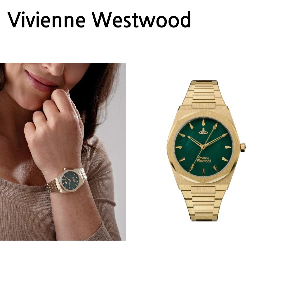 ★Vivienne Westwood★ Limehouse Gold Green 時計