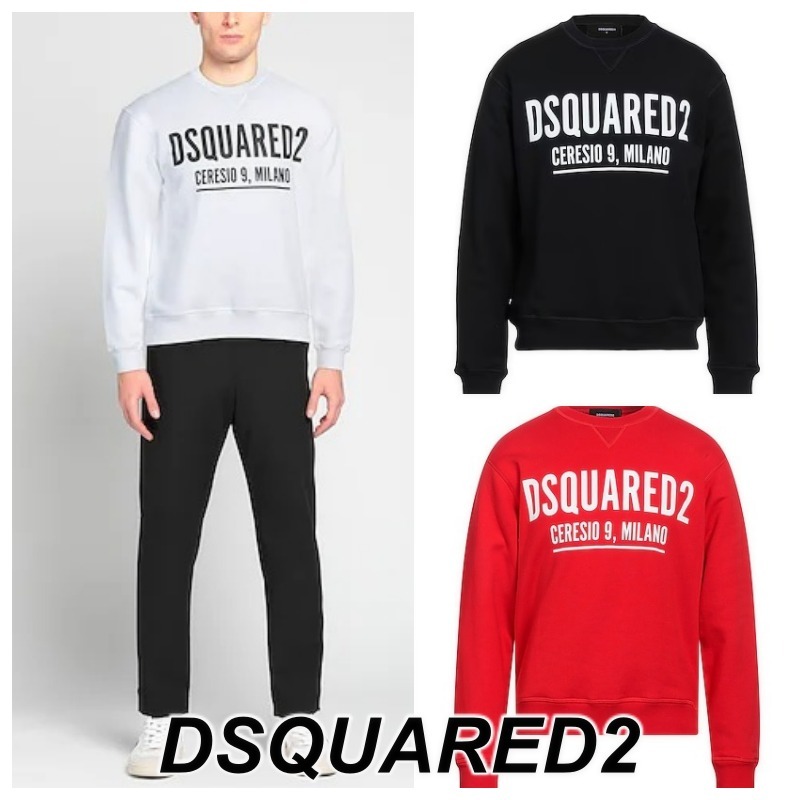 DSQUARED2 ロゴ フリース スウェット