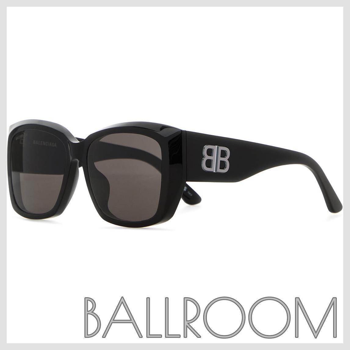 サングラス BALENCIAGA BLACK ACETATE SUNGLASSES
