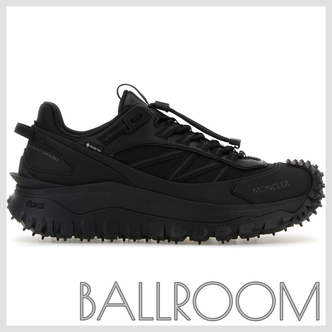 スニーカー MONCLER BLACK FABRIC TRAILGRIP GTX SNEAKERS