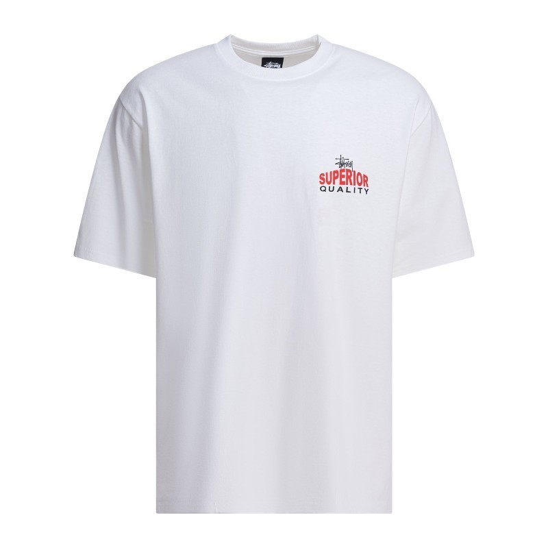 Tシャツ・カットソー STUSSY FW25 SUPERIOR QUALITY TEE (1905106 1201 WHITE)