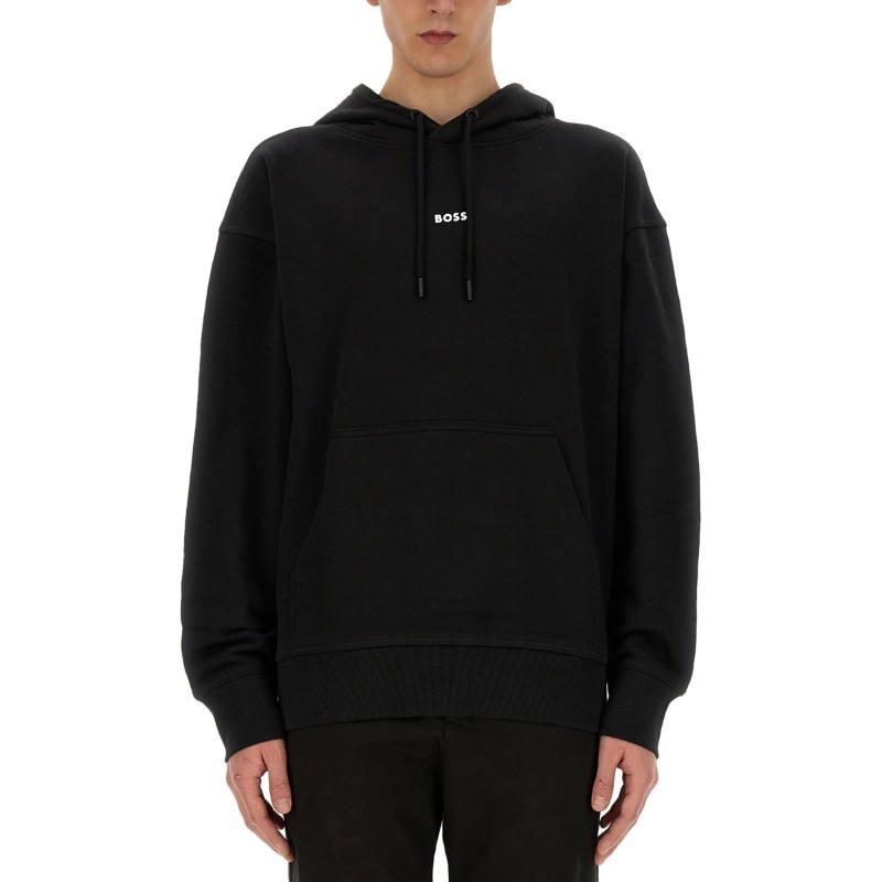 パーカー・フーディ Hugo Boss FW25 SWEATSHIRT WITH LOGO (50514530 10244192001)