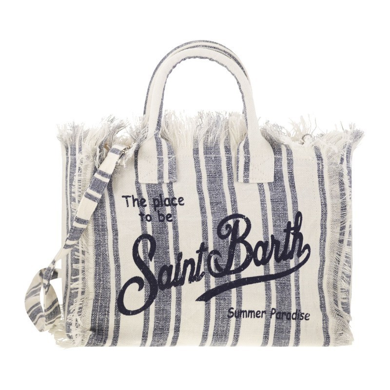 トートバッグ MC2 Saint Barth COLETTE - Linen handbag (COL0018 01995H)