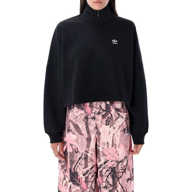 その他 adidas FW25 HALF ZIP CREWNECK (IW0951 BLACK)