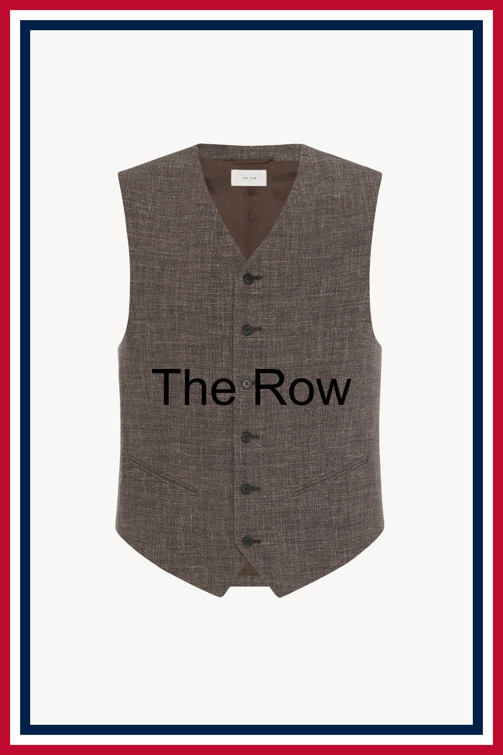 ジャケットその他 [The Row] Yuri Vest in Silk, Linen, and Virgin Wool