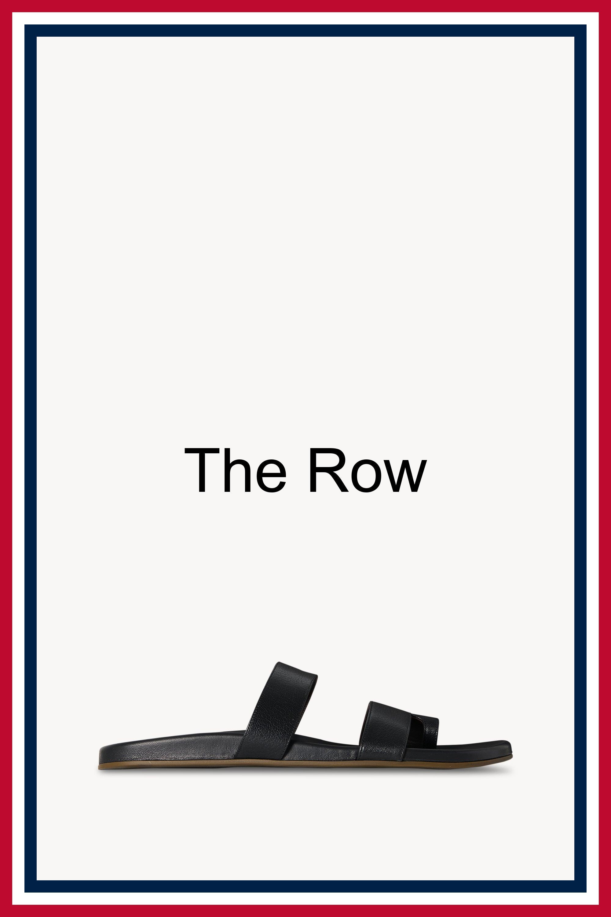 サンダル [The Row] Hugh Sandal in Leather