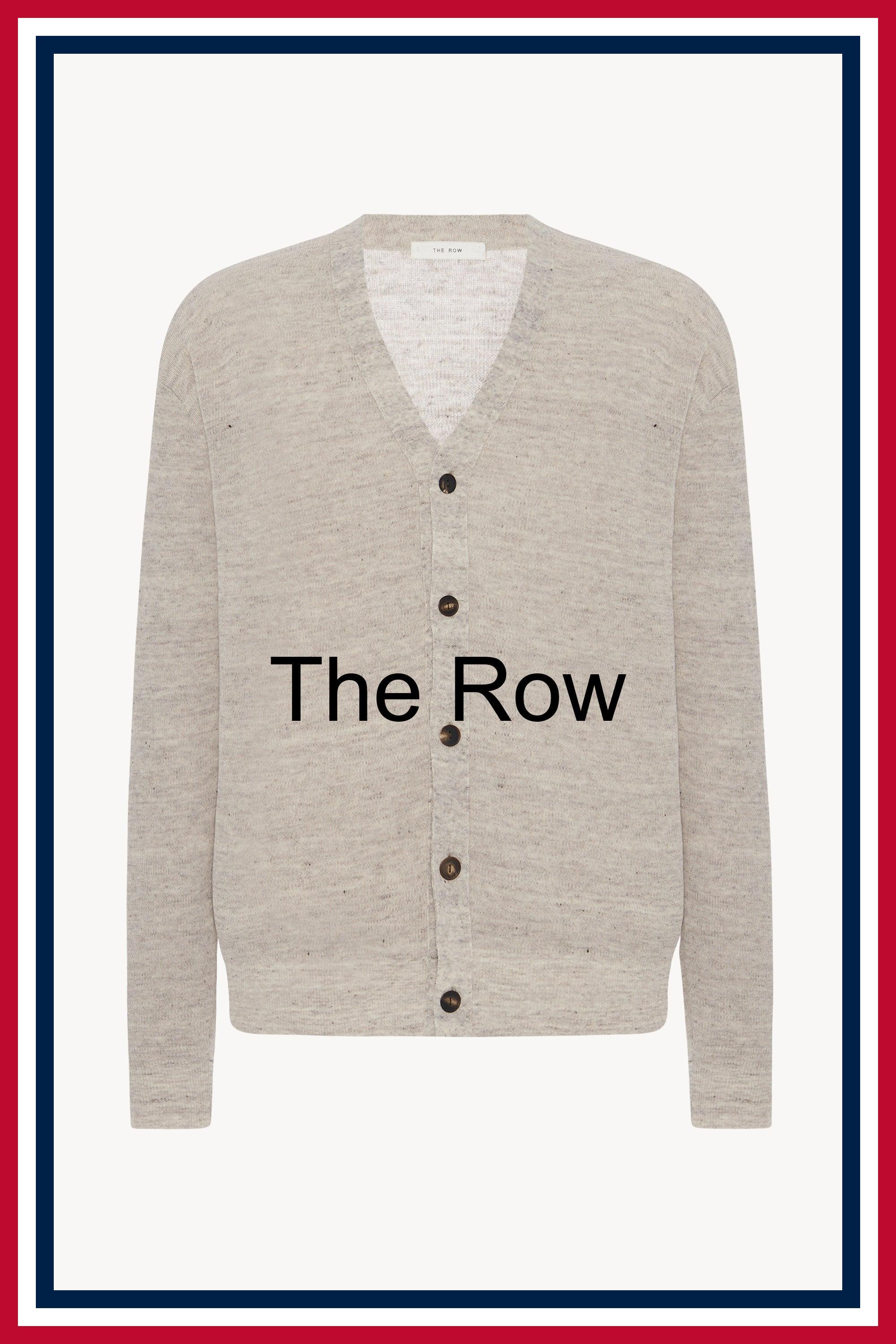 スウェット・トレーナー [The Row] Leopold Cardigan in Cotton and Linen