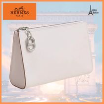 上品なレザー♪【HERMES】クラッチバッグ