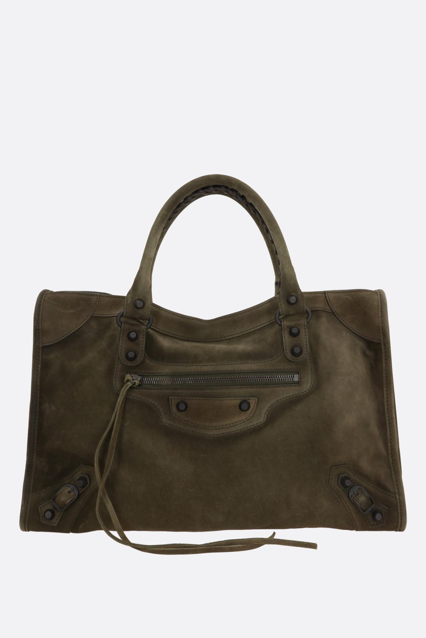 【関税&送料込】Balenciaga Le City Medium Tote Bag In Suede