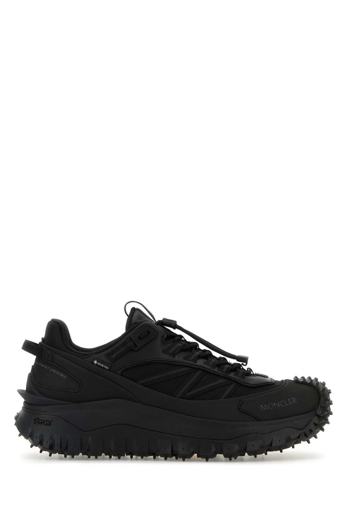 【関税&送料込】Moncler Black Fabric Trailgrip Gtx Sneakers
