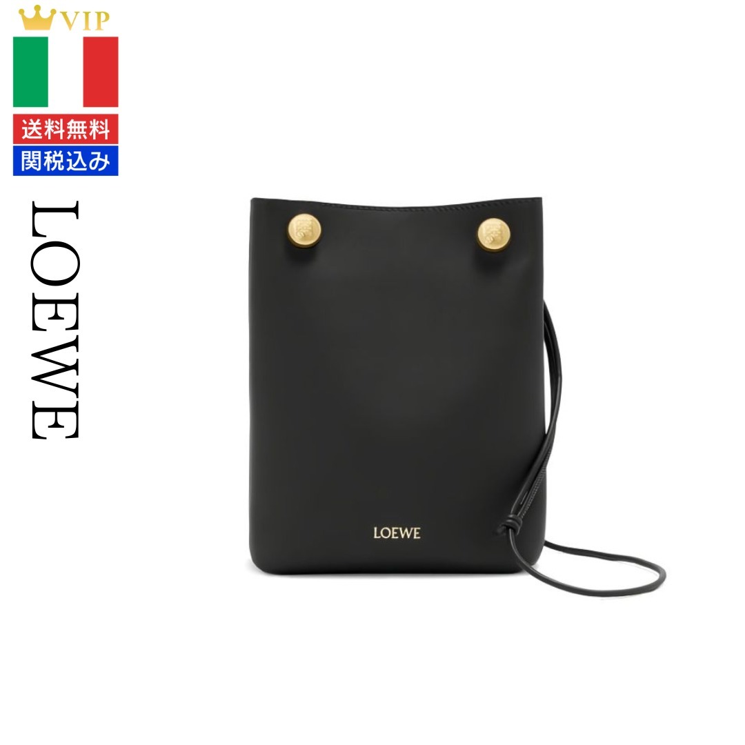 VIP【送料関税込】LOEWE PEBBLE LEATHER POUCH