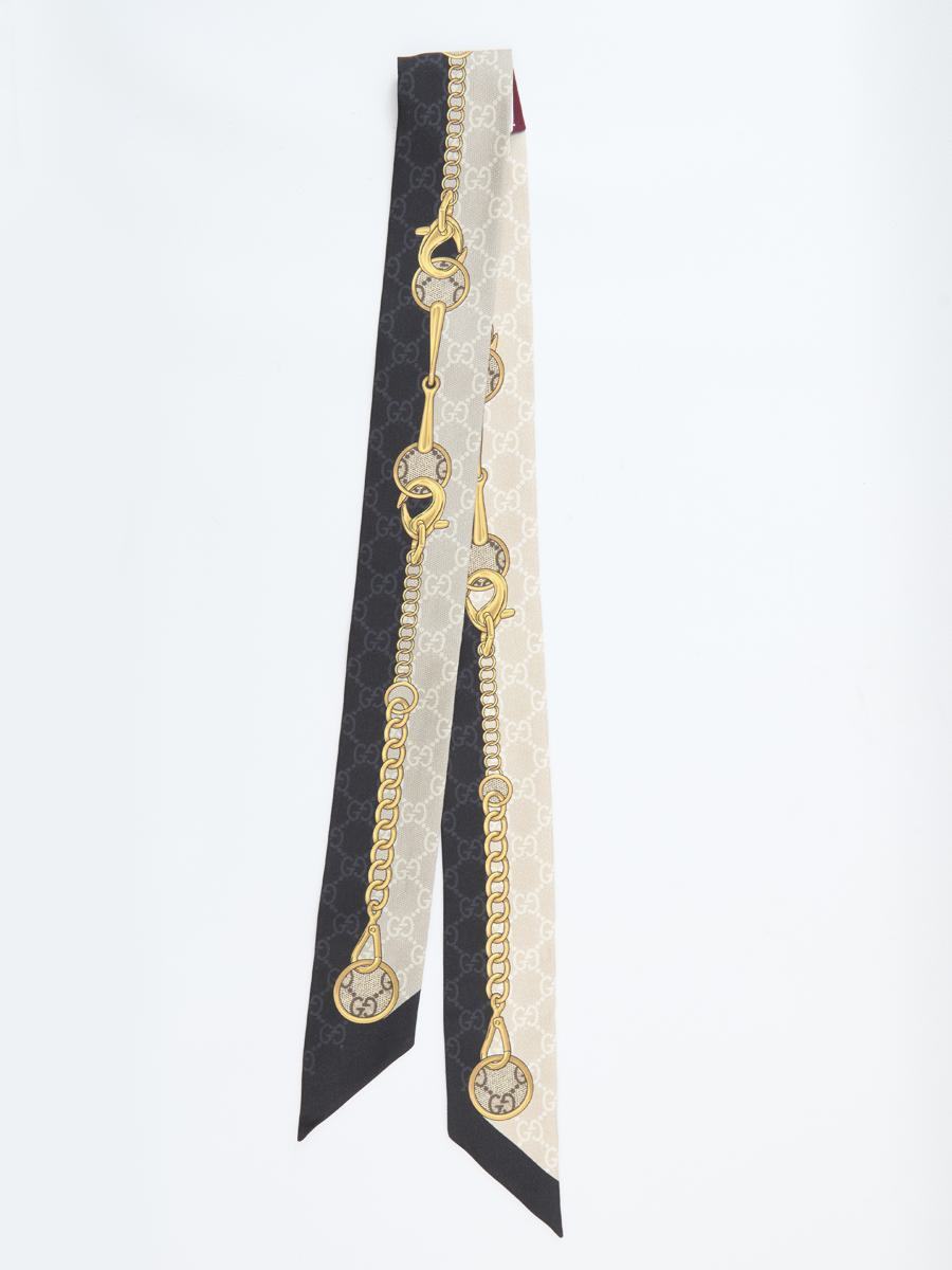 【関税＆送料込み】Gucci Silk Twill Bow