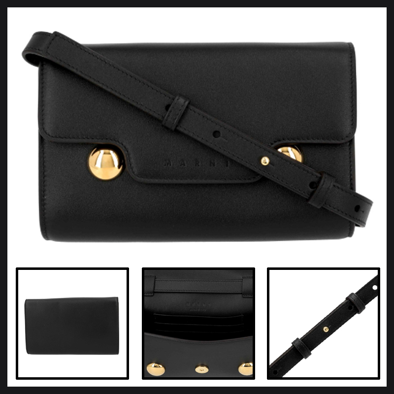 ★送料関税込★MARNI マルニ Trunkaroo レザー クラッチバッグ