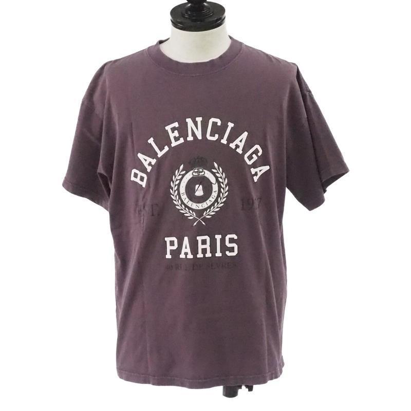 BALENCIAGA:: カレッジロゴ Tシャツ:M[RESALE]