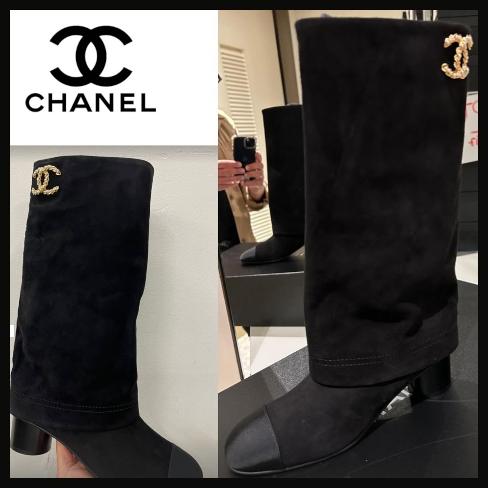 【25B魅力的なデザイン☆】 CHANEL ブーツ
