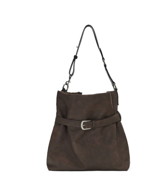 [SUNBURNPROJECT]Rivet Belted Big Bag_BR★話題のブランド
