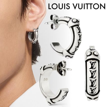 国内【Louis Vuitton】フープピアス・LV ロジン シングルピアス