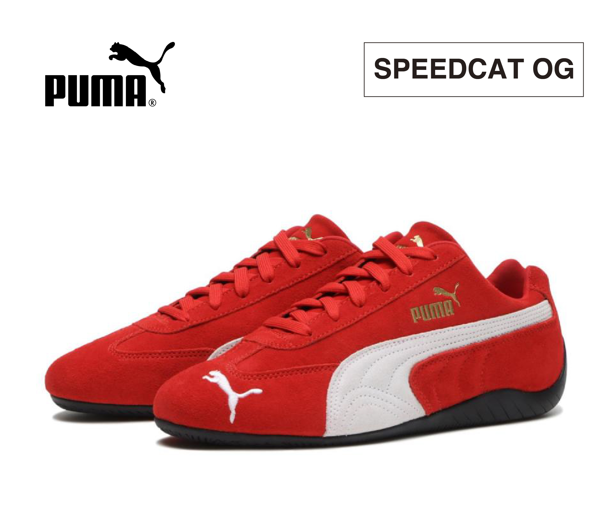 ★即発★PUMA SPEEDCAT OG Red/White プーマ スピードキャット