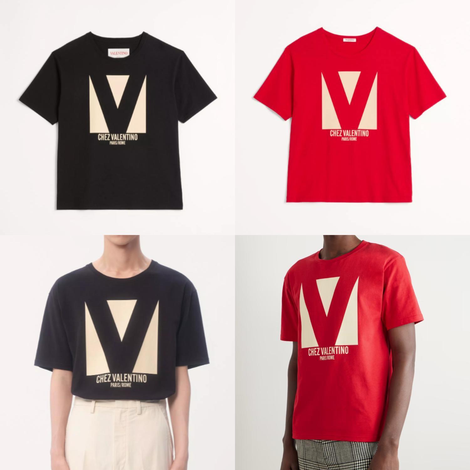 【残り僅か★SALE！】Valentino プリント コットン Tシャツ