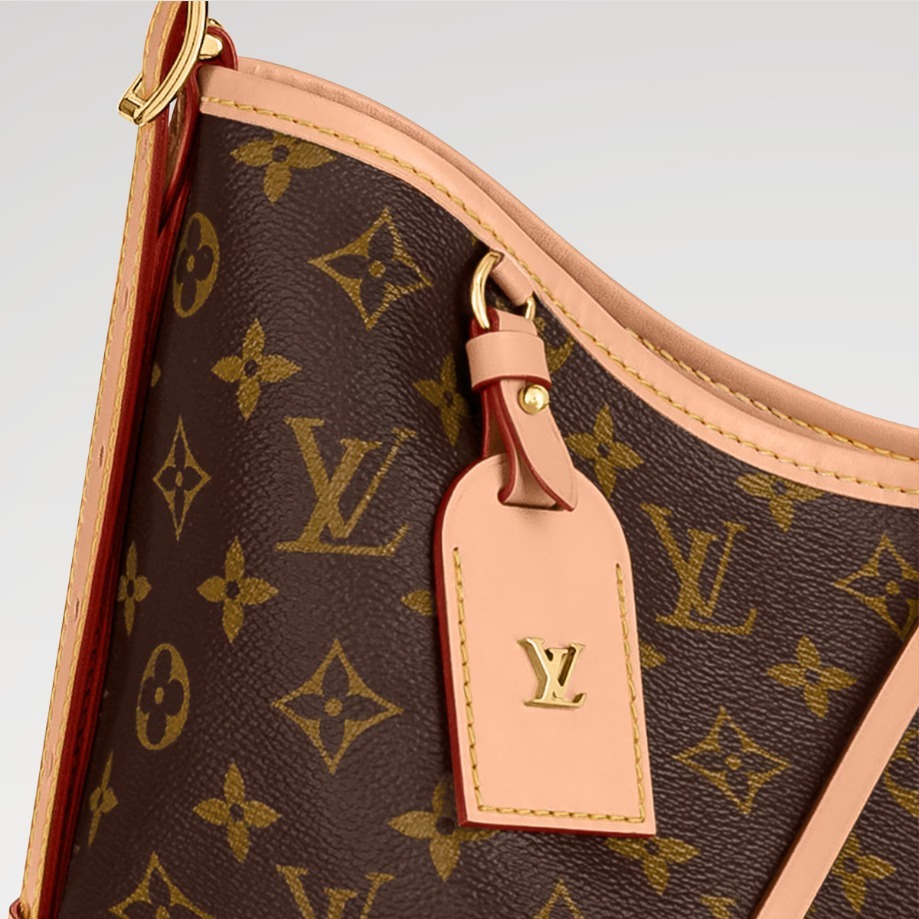 Louis Vuitton《キャリーオール NM MM》ブラウン レザー 直営店