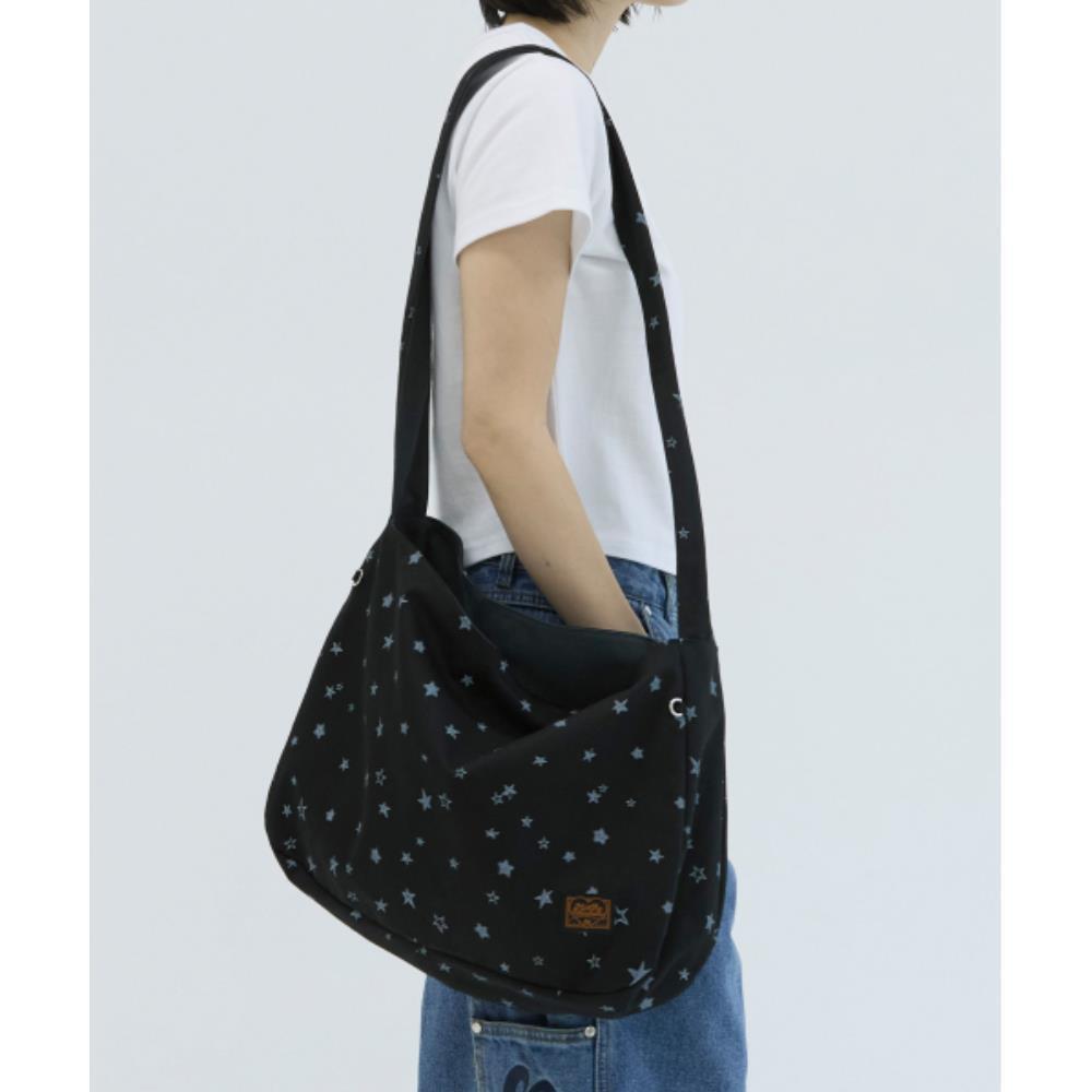 ★MIM the wardrobe★ Star Print Reversible Bag Black Charcoa