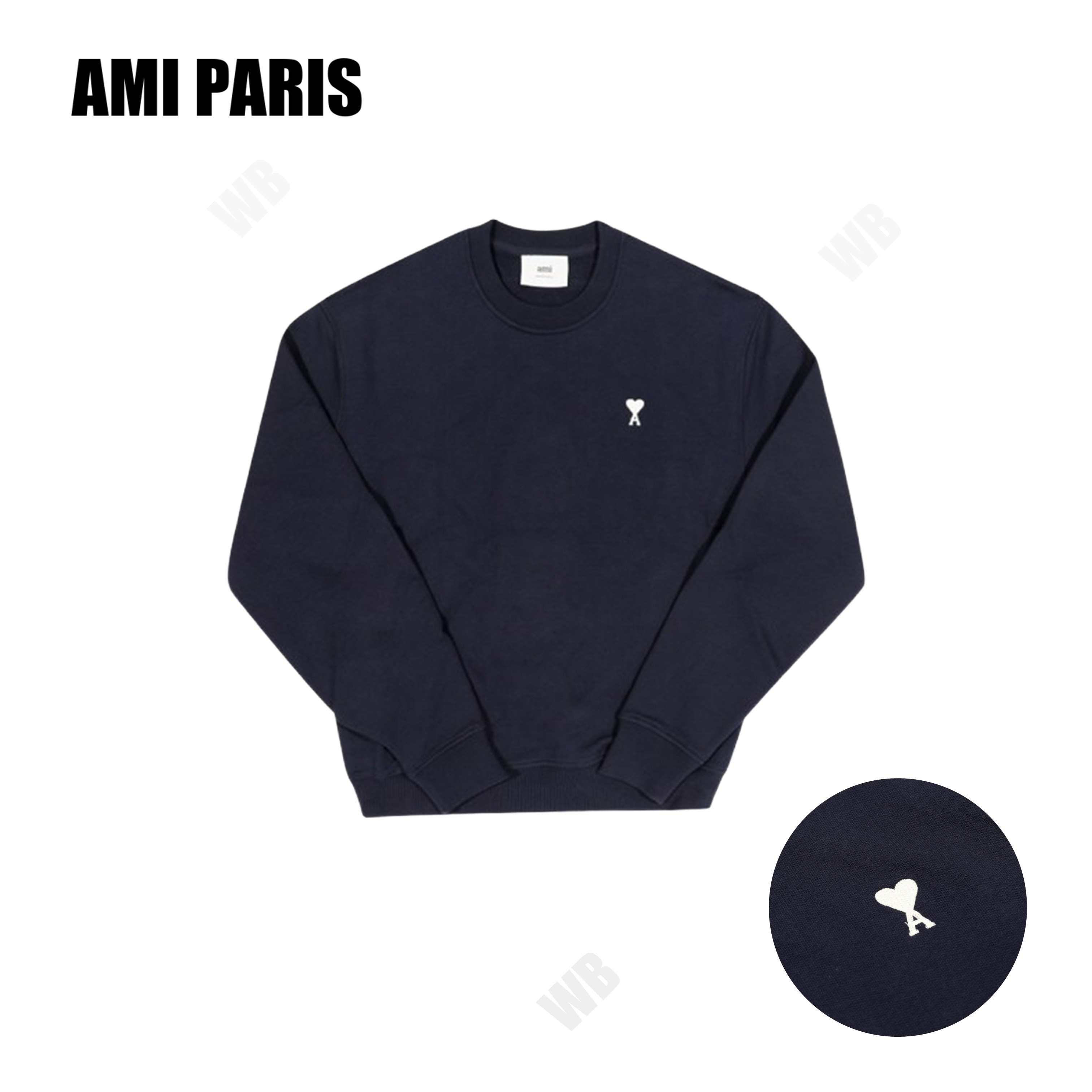 [AMI PARIS] Ami de Coeur 長袖 スウェットシャツ ☆送料込☆
