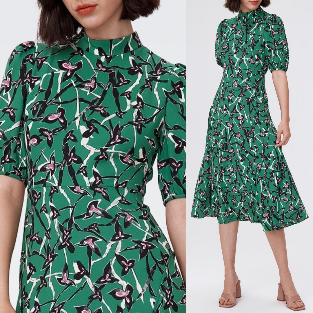 【DIANE von FURSTENBERG】関税込★モックネックドレス