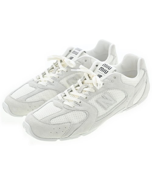 Miu Miu ミュウミュウ スニーカー 白 43(28cm位) 2010825L0001