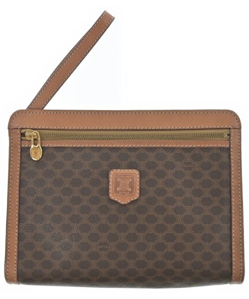 CELINE セリーヌ クラッチバッグ 茶 - 4501825L0004