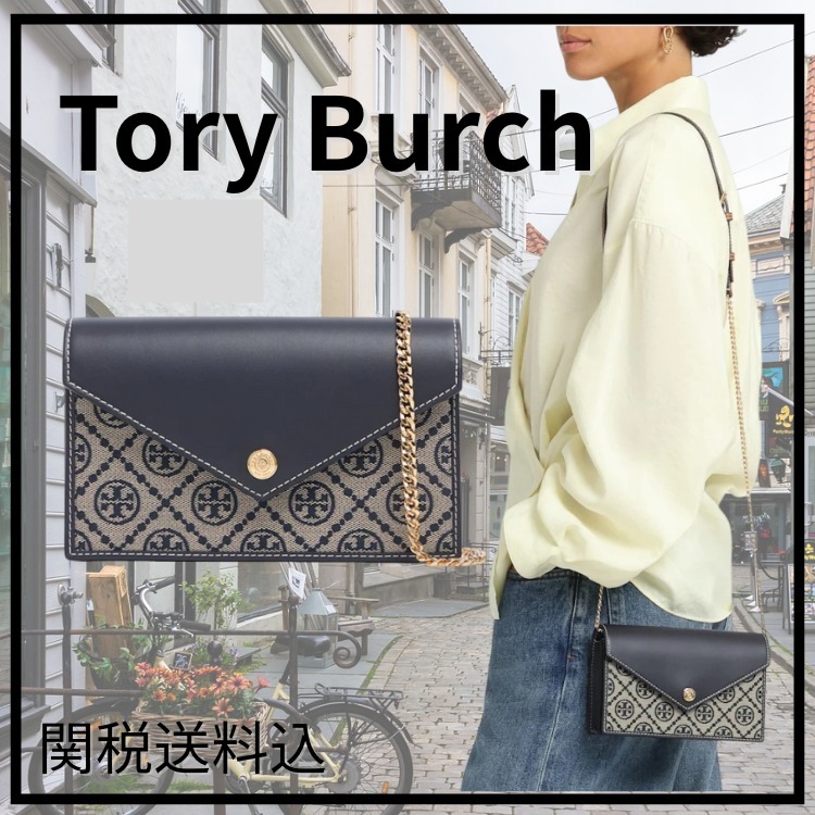 T Monogram コットンチェーンウォレット Ф