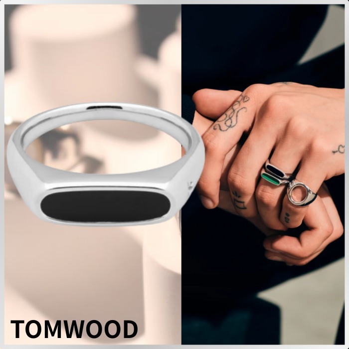 ≪気品溢れる≫ 【Tom Wood】マリオリング オニキス