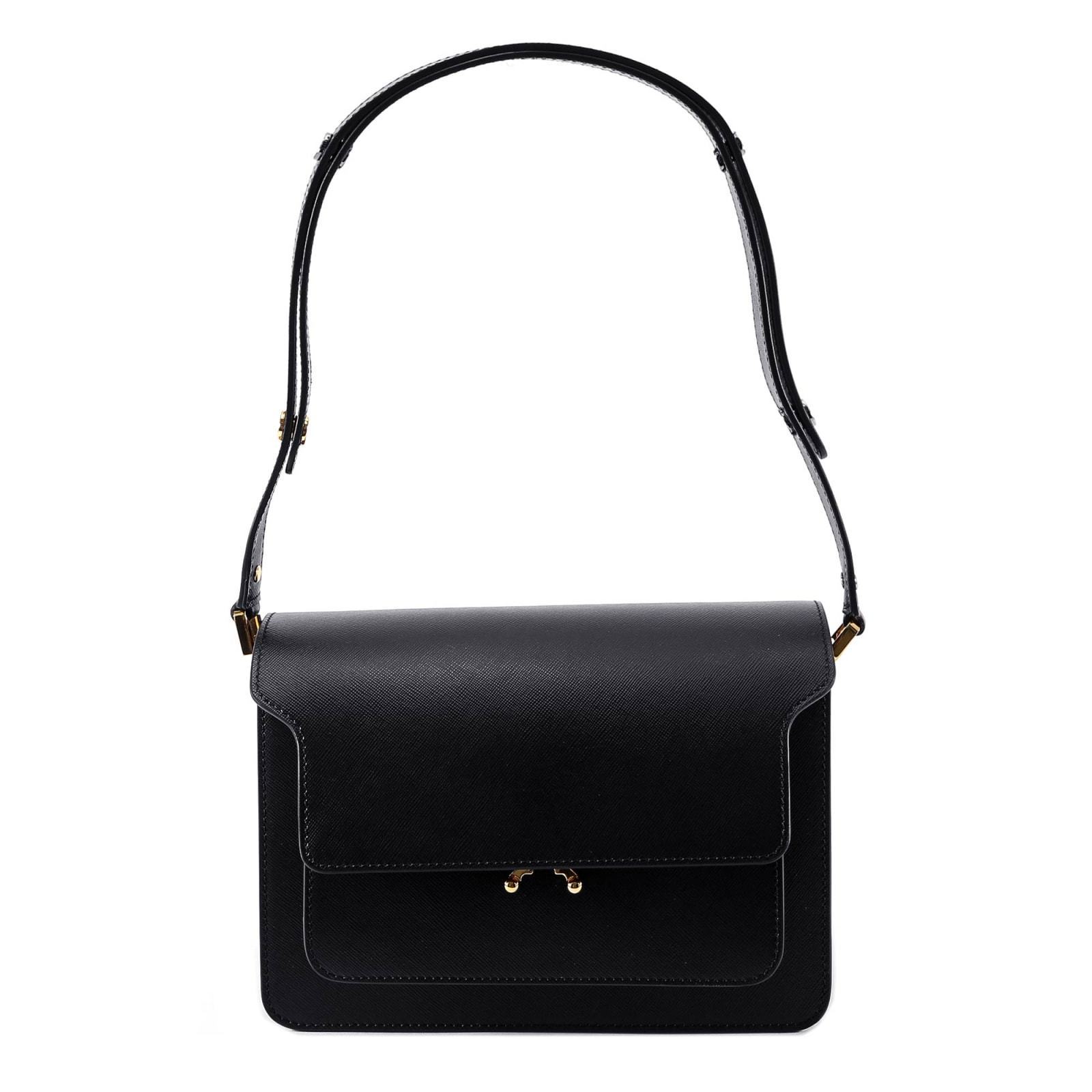 【送料&関税込】Marni Trunk Saffiano Shoulder Bag