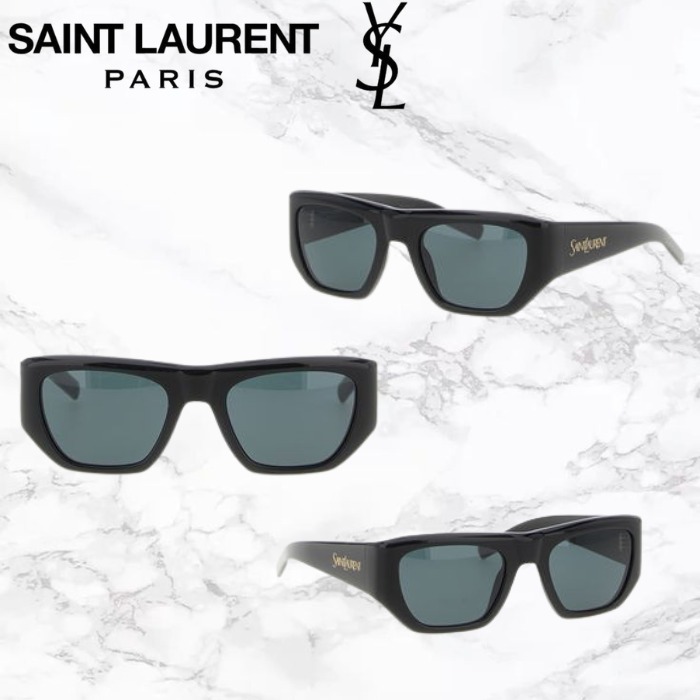 サングラス 25AW Saint Laurent 'SL 740' sunglasses eyewear black